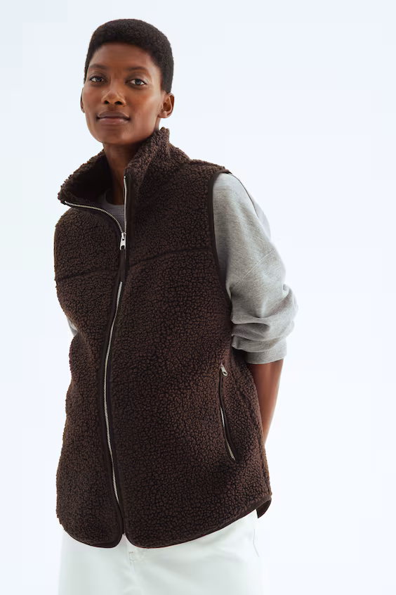 Mama жилет из меха искусственного before & after