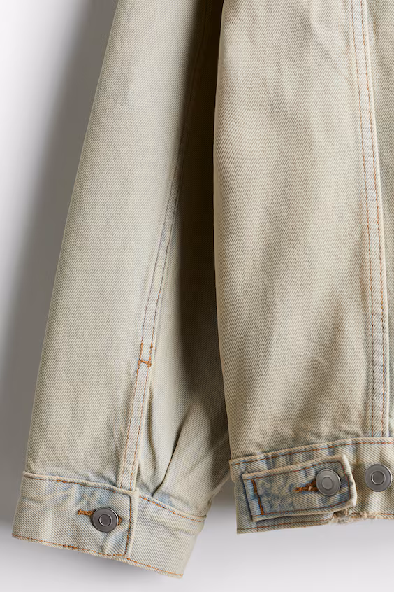 Джинсовая кофта в стиле рабочего loose fit