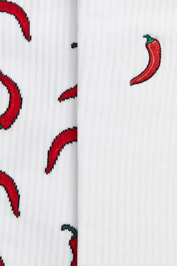 Набор из 2 пар носков с узором