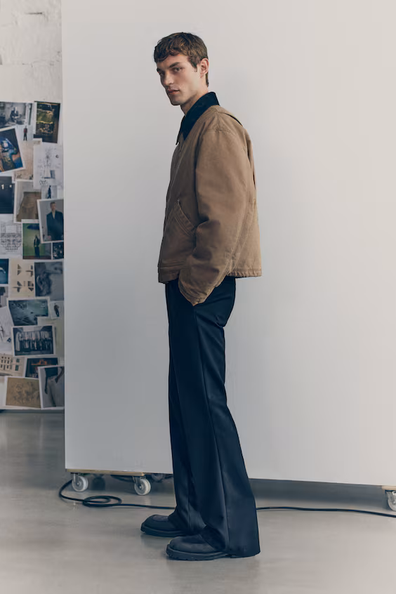 Брюки bootcut из шерстяной смеси