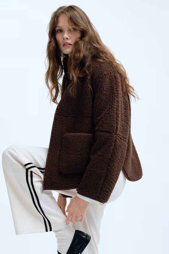 Шуба из искусственного меха