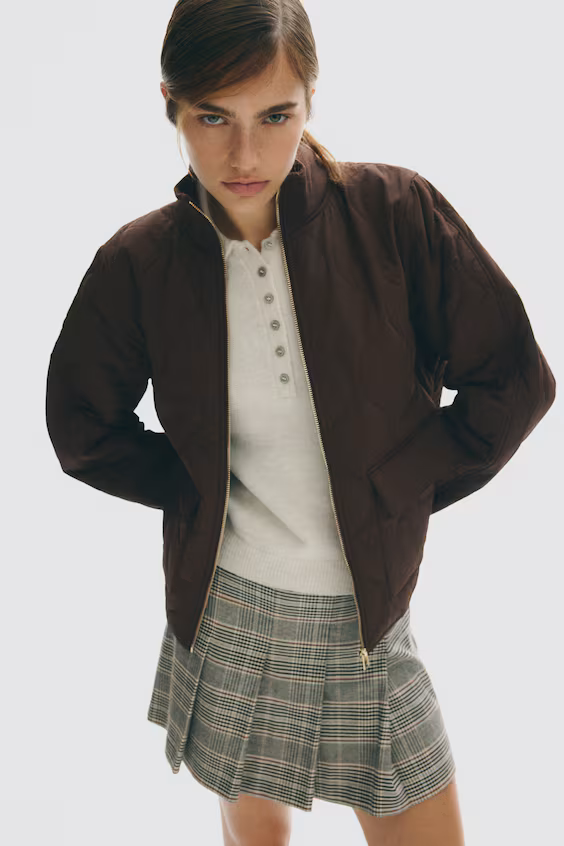 Пуховик оверсайз