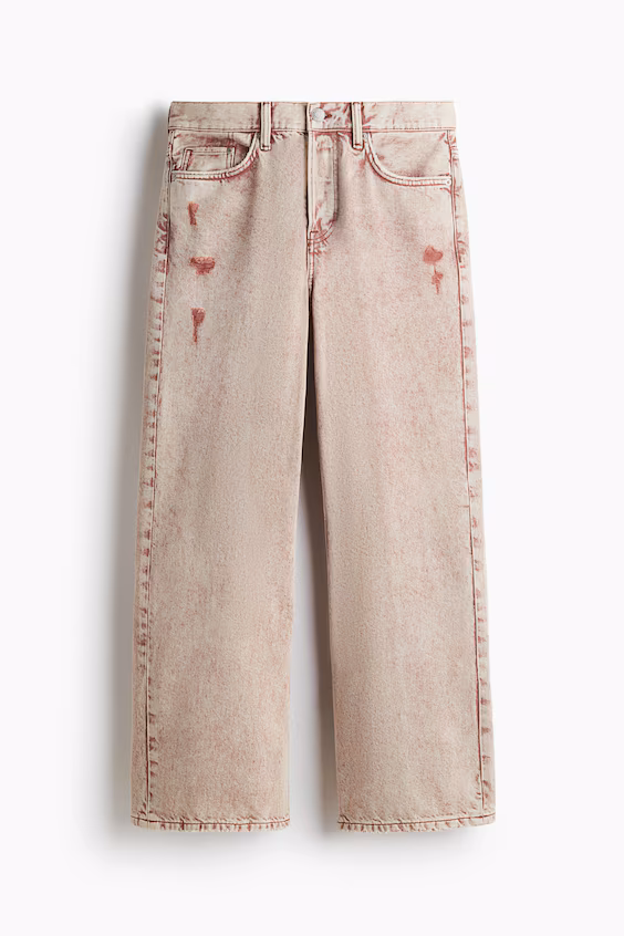 Джинсы свободного кроя