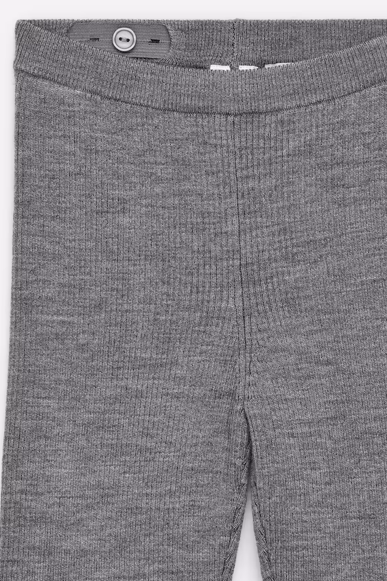 Вельветовые леггинсы в рубчик из шерсти