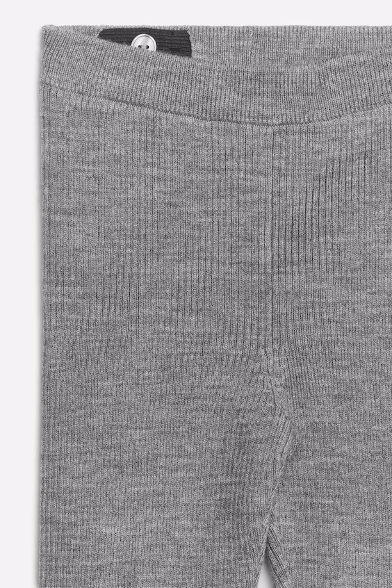 Вельветовые леггинсы в рубчик из шерсти