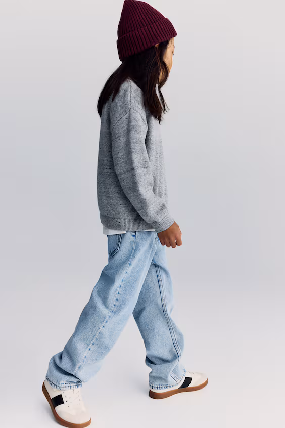 Джинсы свободного кроя h&m