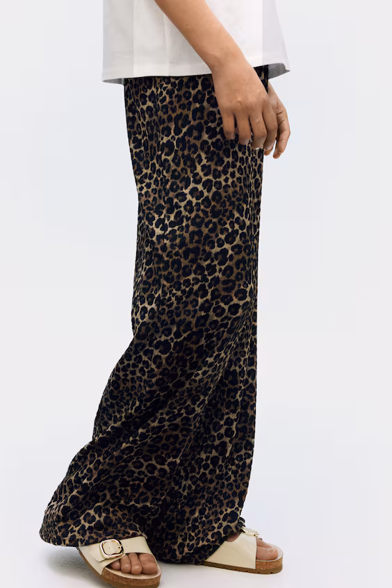 Брюки из джерси с текстурой