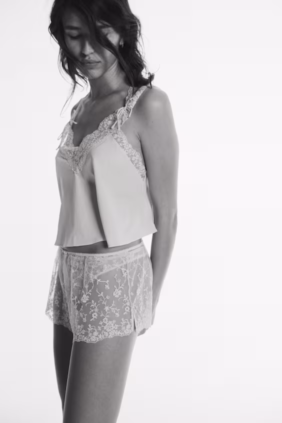 Трусы shortie из кружева