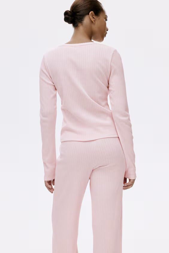 Пижама из рубчикового джерси