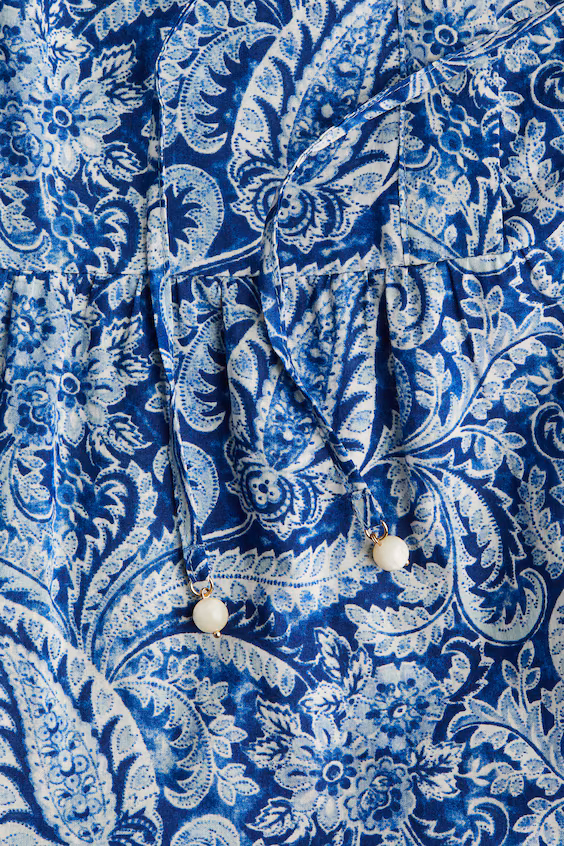 Длинное хлопковое платье