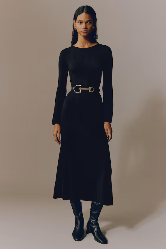 Платье из рубчика