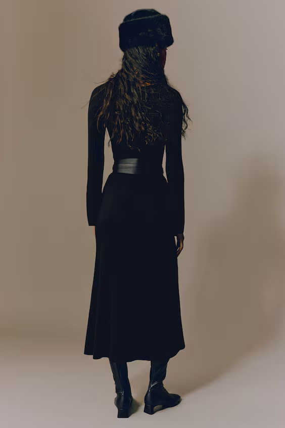 Платье из рубчика