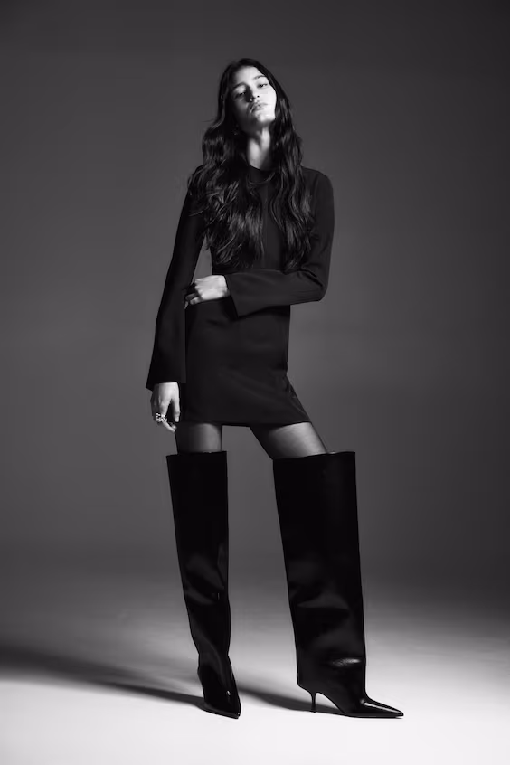 Платье с открытой спиной