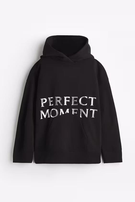 Толстовка с капюшоном и принтом