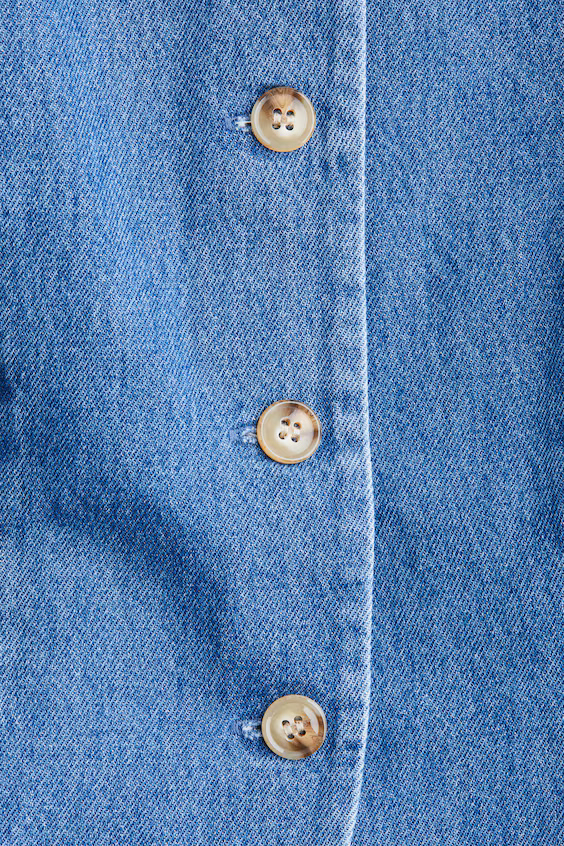 Облегающий джинсовый жилет