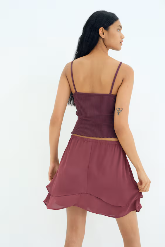 Круглая мини-юбка