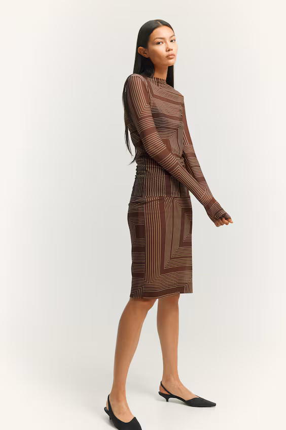 Юбка из сетки