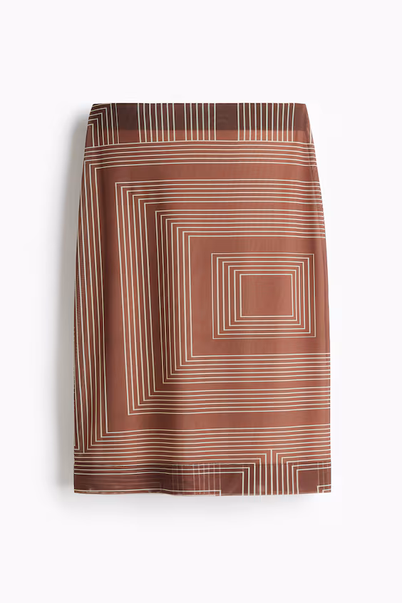 Юбка из сетки