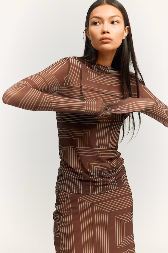 Юбка из сетки