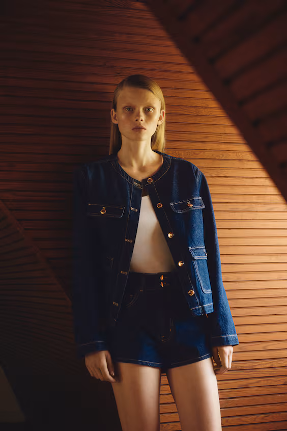 Шорты из джинсы