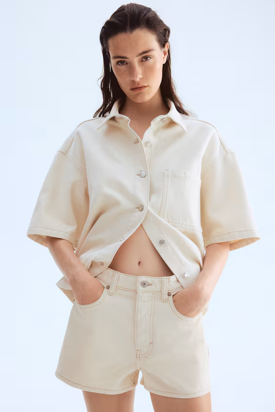 Шорты из джинсы high