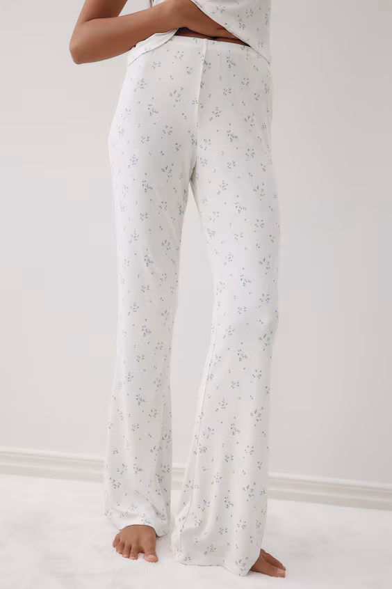 Пижама в рубчик из модала