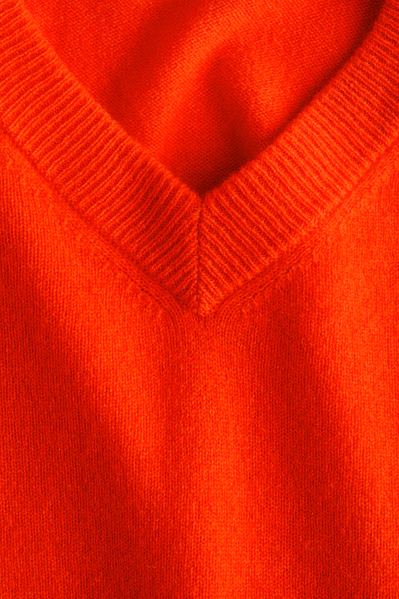 Оверсайз свитер из шерсти