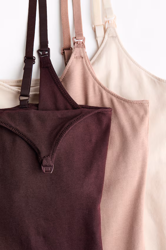 H&m набор из 3 топов для кормления грудью mama