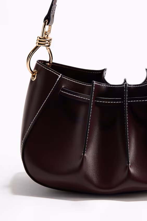 Сумка через плечо с рюшами