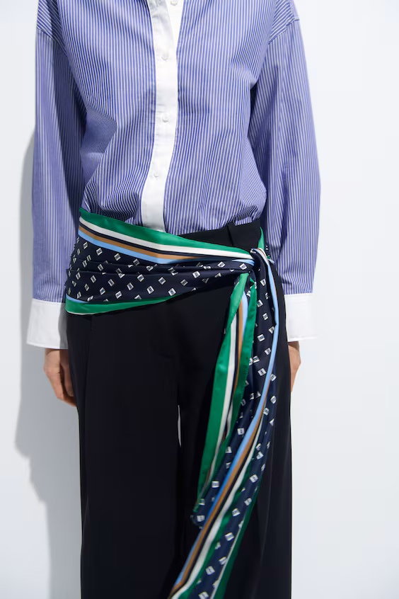 Печатный шарф