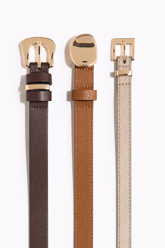 Набор из 3 поясов