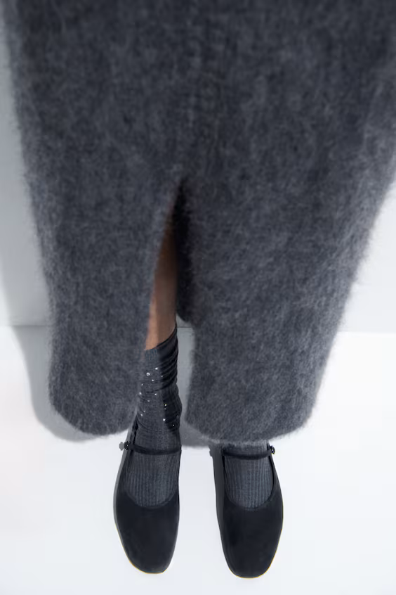 Туфли мэри джейн из замши sabrinas