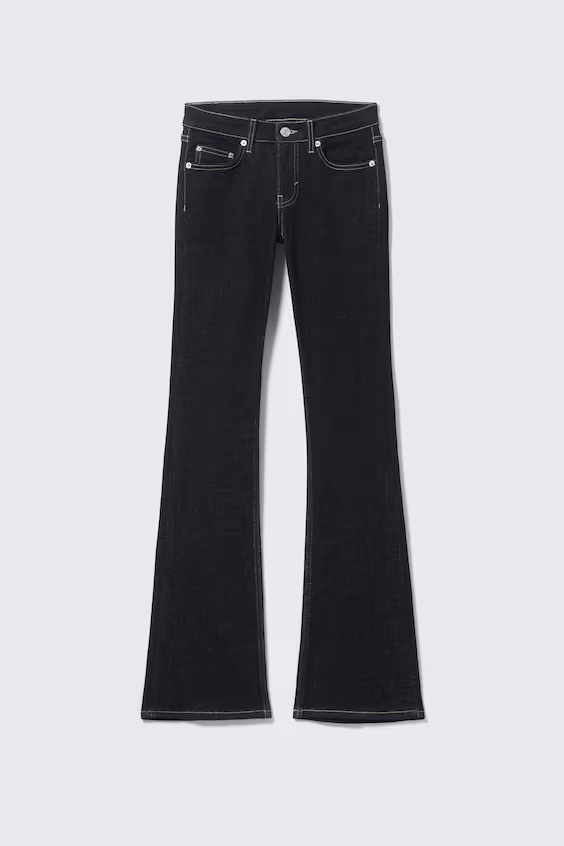 Джинсы luna bootcut skinny с низкой посадкой