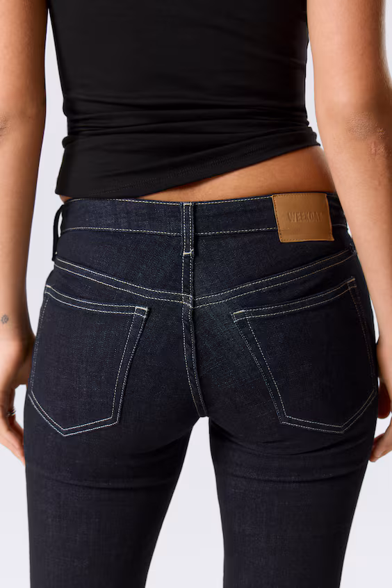 Джинсы luna bootcut skinny с низкой посадкой