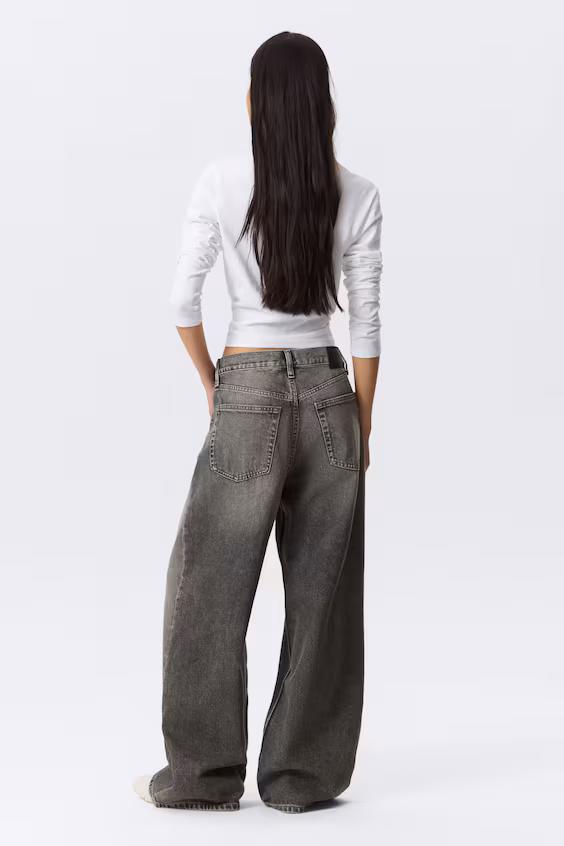 Джинсы унисекс solar loose wide leg