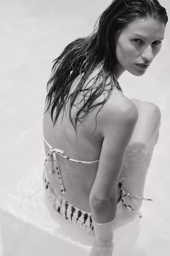 Треугольный топ бикини с подкладкой