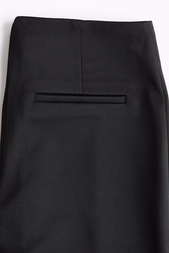 Брюки bootcut из атласа