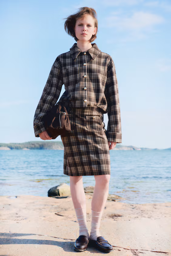 Юбка из плотной ткани