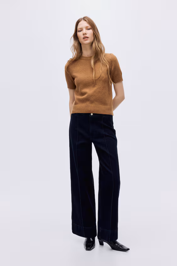 Свитер с короткими рукавами