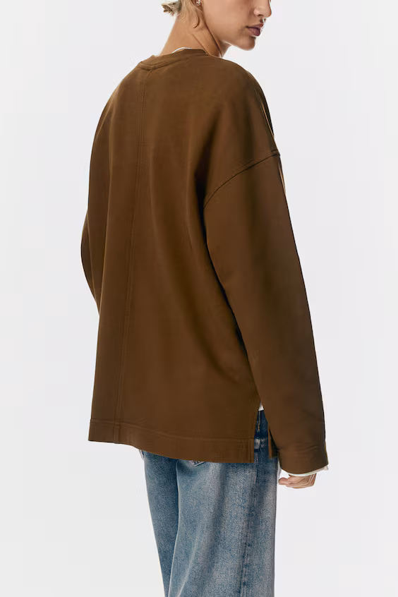 Свитшот с эффектом износа