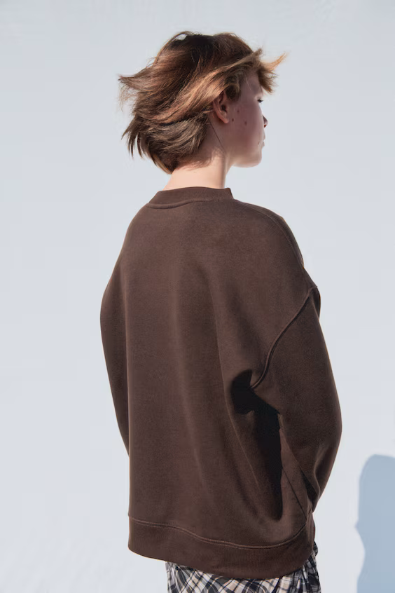 Свитшот с текстовым принтом