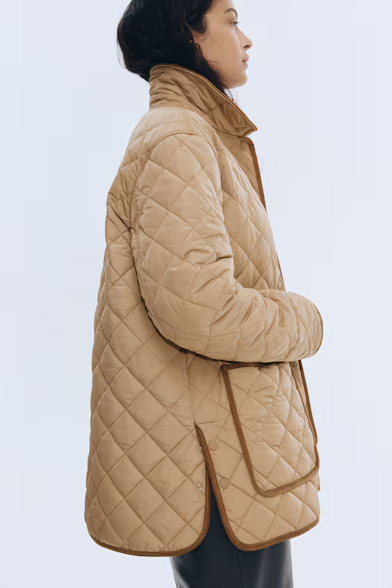 Стеганный пуховик