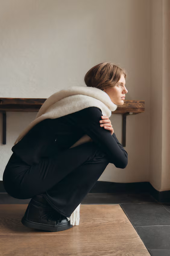 Теплые лосины для спорта с расширенными штанинами и технологией thermomove™