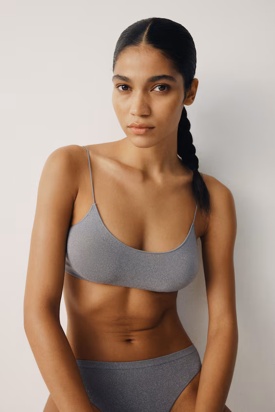 Софтбра seamless с блеском