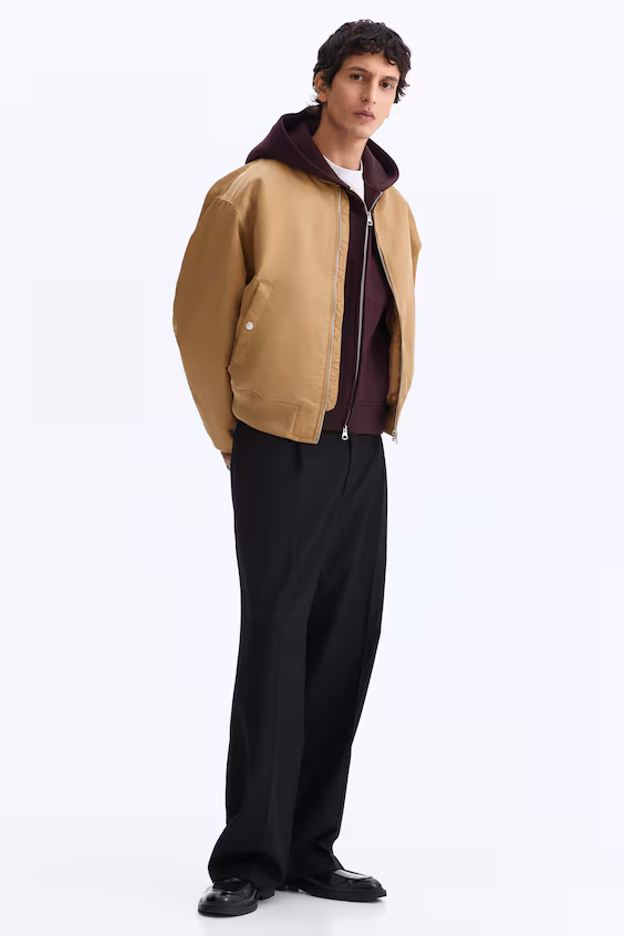 Пуховик из нейлона с наполнителем