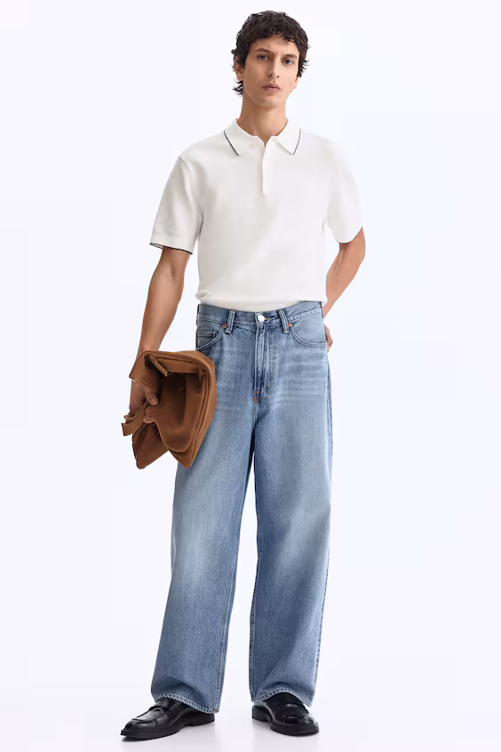 Поло облегающего силуэта