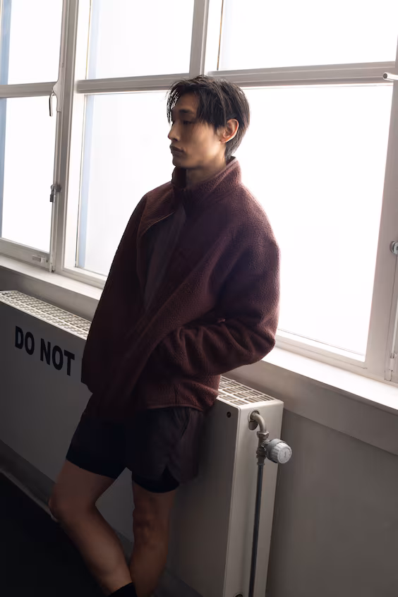 Кофта из мехового меха regular fit