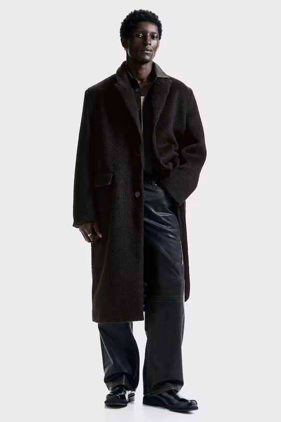 Пальто из шерстяной смеси с пуговицами