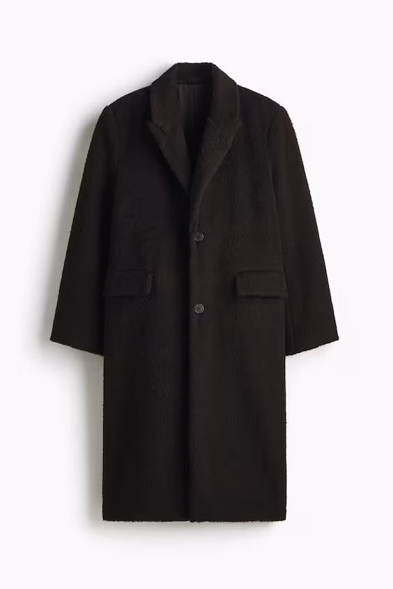 Пальто из шерстяной смеси с пуговицами