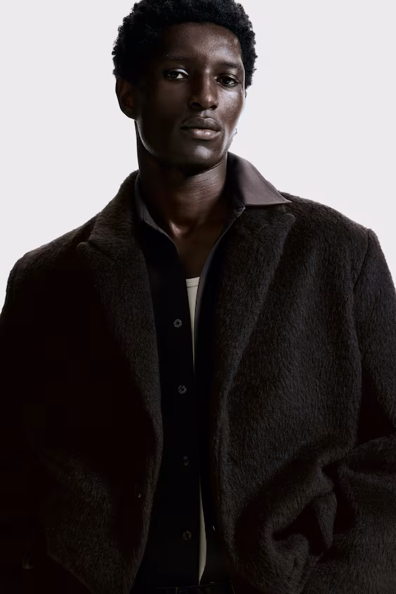 Пальто из шерстяной смеси с пуговицами